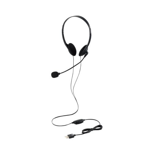 ヘッドセット 両耳 オーバーヘッド 小型 USB