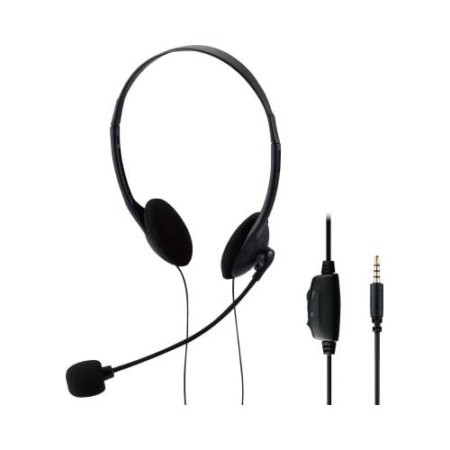 ヘッドセット 両耳 オーバーヘッド 小型 4極