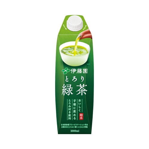 とろり緑茶1L×6本