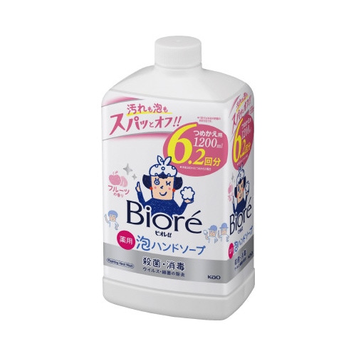 ビオレu薬用泡ハンドソープ詰替フルーツ1200ml