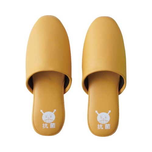 抗菌プリントスリッパ オレンジ 10足