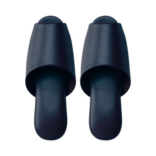 抗菌多機能ビニールスリッパ 前あき ネイビー40足