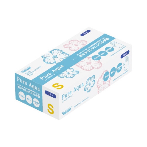 ニトリルグローブ ピュアアクア S 1ケース