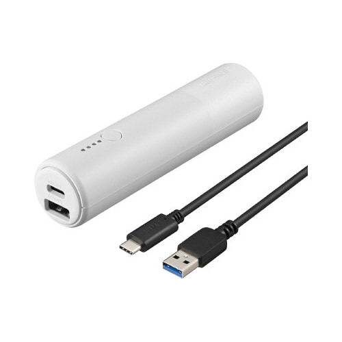 モバイルバッテリー 5,000mAh ホワイト