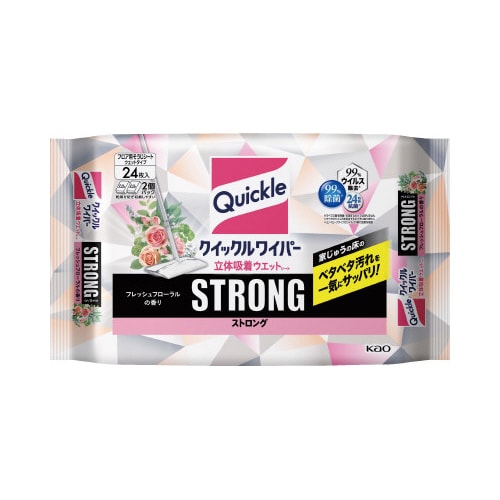 クイックル立体吸着Wストフローラル24枚×10
