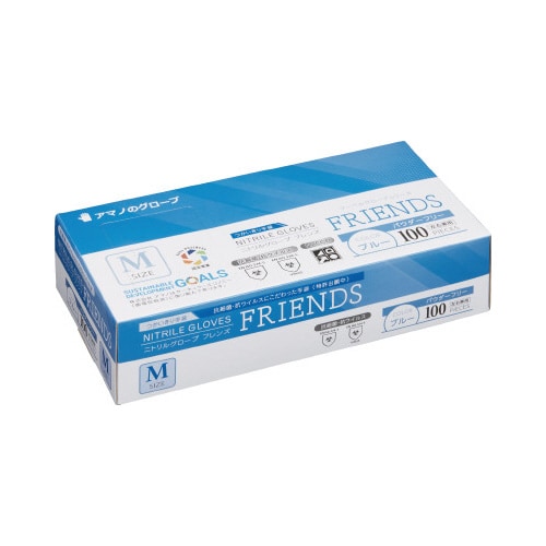 ニトリルグローブフレンズ Mサイズ 100枚入