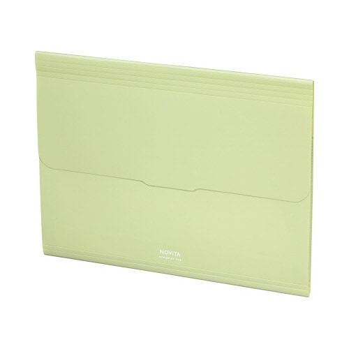 書類ファイルノビータA46P リーフグリーン×10