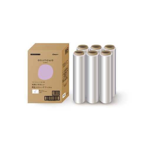 asunowa再生ストレッチフィルム 6巻