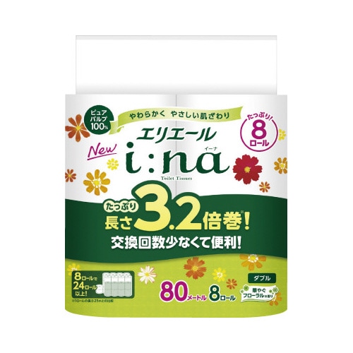 イーナトイレット 3.2倍巻8R ダブル