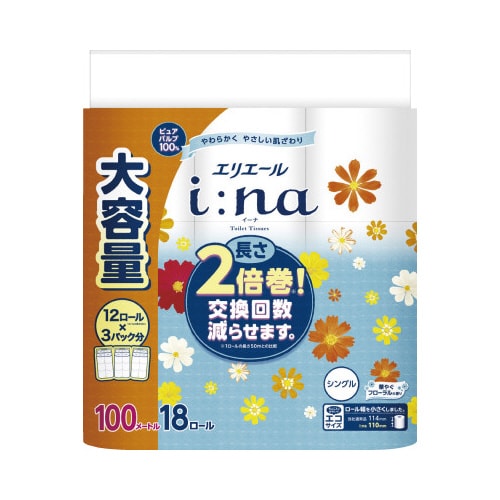 イーナトイレット 2倍巻18R シングル