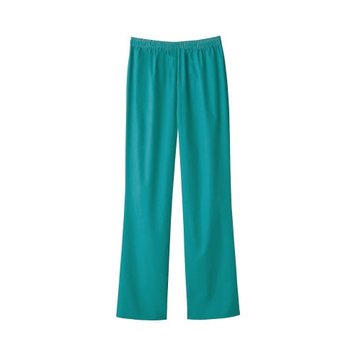 ストレートパンツ (男女兼用) グリーン LL