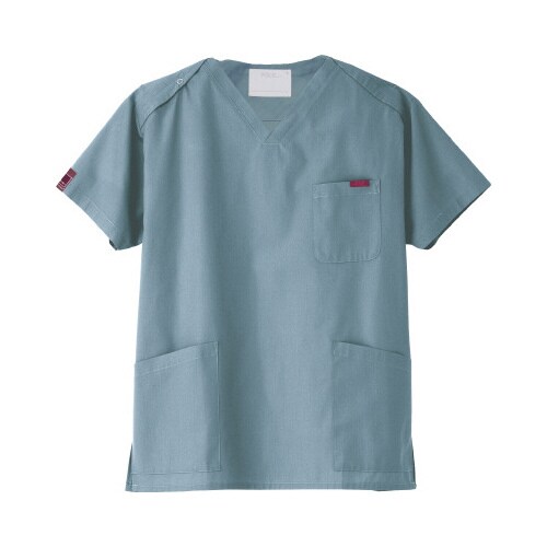 スクラブ (男女兼用) ダークグレー 3L