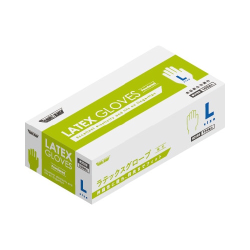 ラテックスグローブ 粉付 100枚 L×20箱