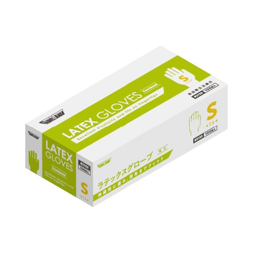ラテックスグローブ 粉付 100枚 S×20箱