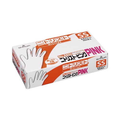 NO8850ニトリスト・ピンク100枚入SS×20