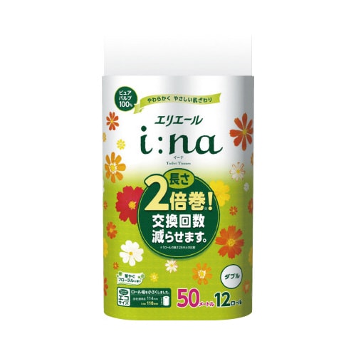 イーナトイレット 2倍巻12R ダブル×6