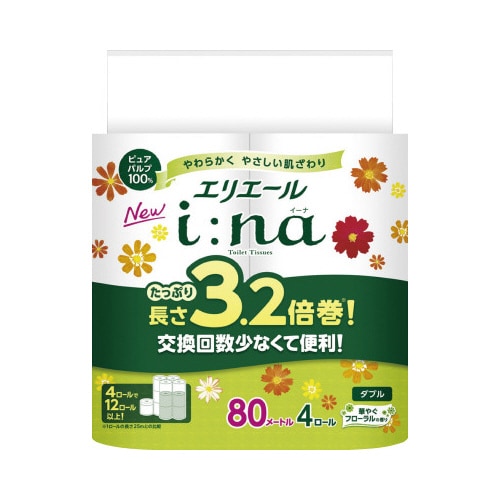 イーナトイレット 3.2倍巻4R ダブル×16