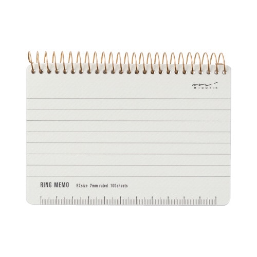 リングメモ<B7> ベーシック 白