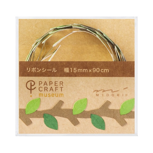 シール2438 PCM リボン 枝柄