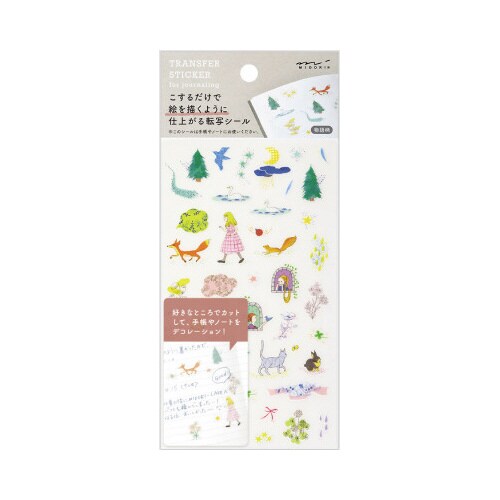 シール2582 転写 物語柄