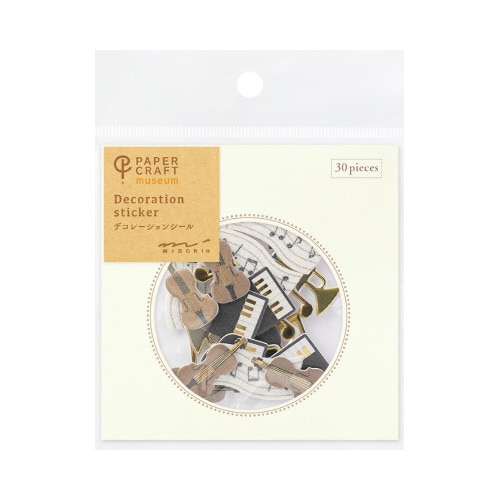 シール2573 PCM デコレーション 音楽柄