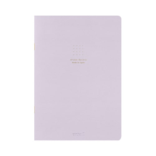ノート<A5> カラー ドット方眼 紫