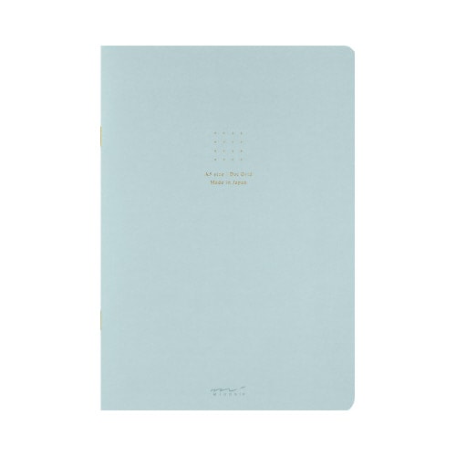 ノート<A5> カラー ドット方眼 青