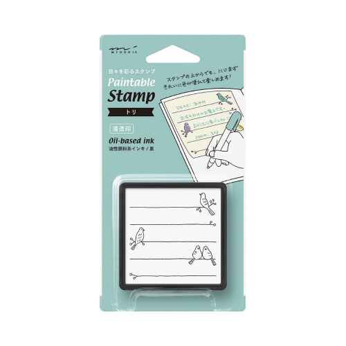 スタンプ 浸透印 トリ柄