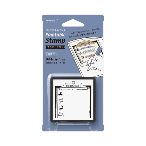 スタンプ 浸透印 やることリスト柄