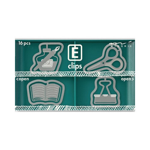エッチングクリップス 文房具柄