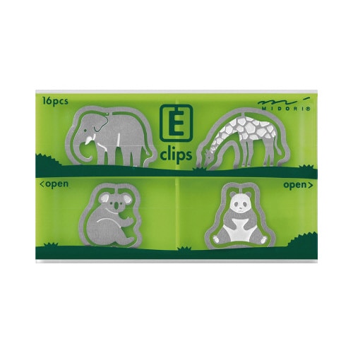 エッチングクリップス 動物園柄