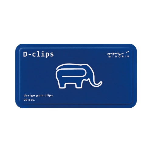 ディークリップス ゾウ柄A