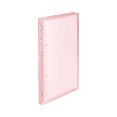 バインダーノートA5クルフィットライトピンク×4