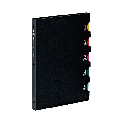 バインダーノート B5 ファイブチャート×4