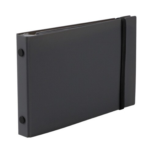 バインダーノートミニサイズ イントゥーワン+グレー