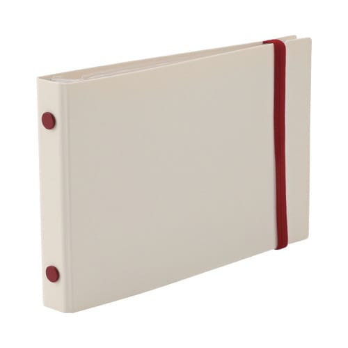 バインダーノートミニサイズイントゥーワン+ 象牙色