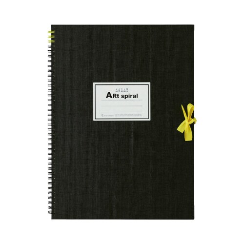 スケッチブック アートスパイラル F4 ブラック