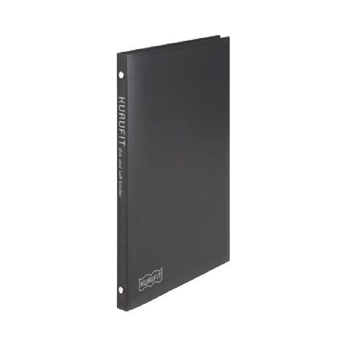 バインダーノート B5 クルフィット ブラック