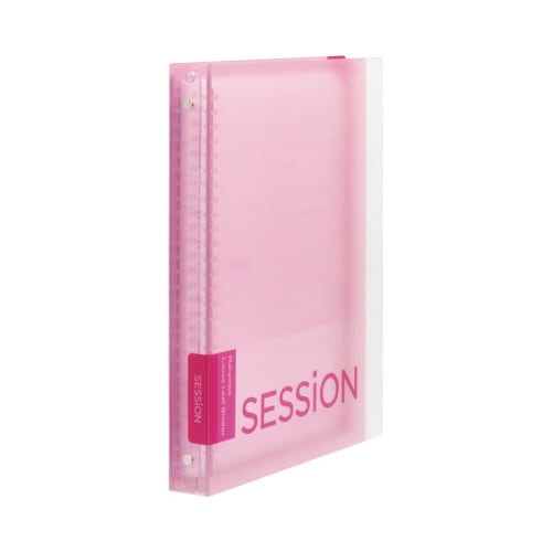 バインダーノート B5 セッション ピンク×4