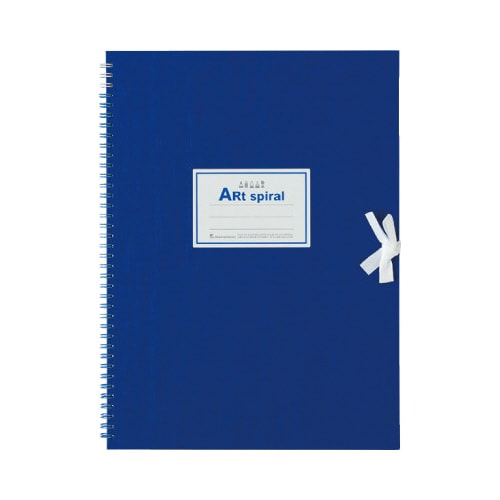 スケッチブック アートスパイラル F4 ブルー