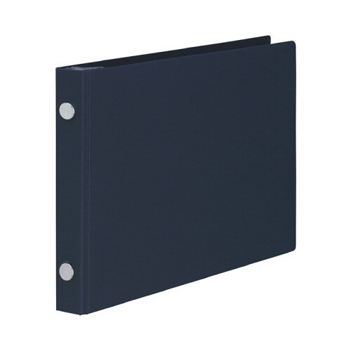 バインダーノートミニサイズイントゥーワンブルー×4