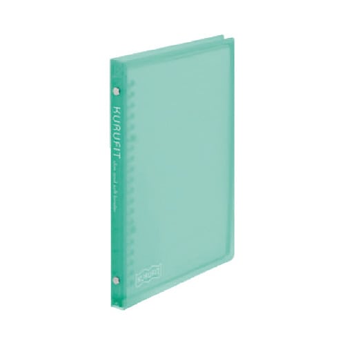 バインダーノートA5クルフィットライトブルー×4