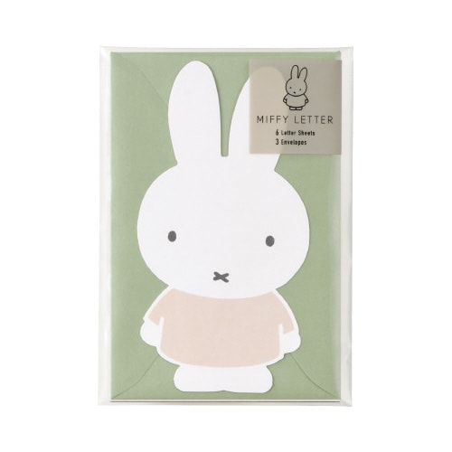 ミッフィー ダイカットレター グリーン×5