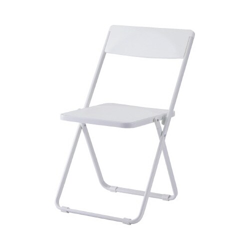 SLIMフォールディングチェアホワイト4脚以上