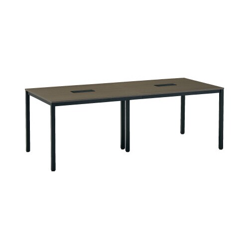 SKテーブル 幅2100 奥行900 ブラウン