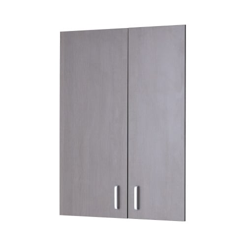 SK木製シェルフ6段専用上段扉 3段 BR