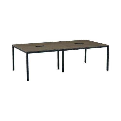 SKテーブル 幅2400奥行1200 ブラウン