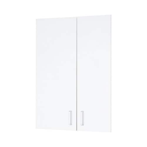 SK木製シェルフ6段専用上段扉 3段 WH