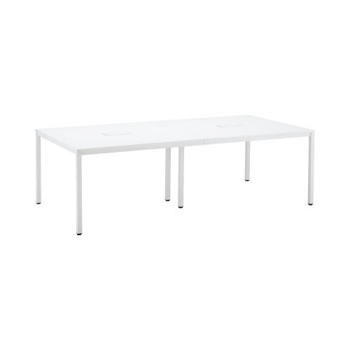 SKテーブル 幅2400奥行1200 ホワイト