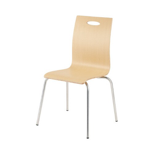 SKカフェチェア ナチュラル 4脚以上